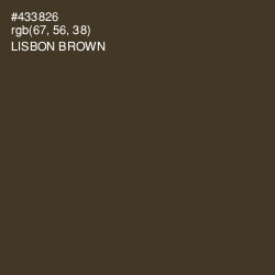 #433826 - Lisbon Brown Color Image